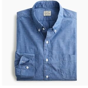 New J. Crew Slim Untucked stretch shirt